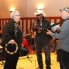 Debbie Pennington jams with Rockin' Dopsie Jr and Scott Lee Tully.